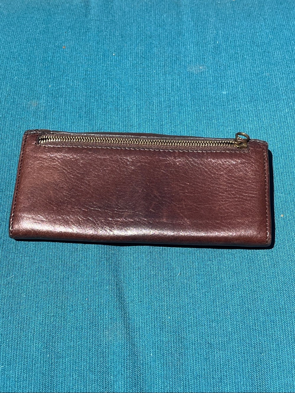 See By Chloé Brown Leather Bow Wallet Continental Zip Clutch Organizer - Picture 9 of 12
